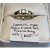 Image 1 : LADIES 14KT YELLOW & WHITE GOLD DIAMOND RING W/A $1,665, SZ 6 3/4