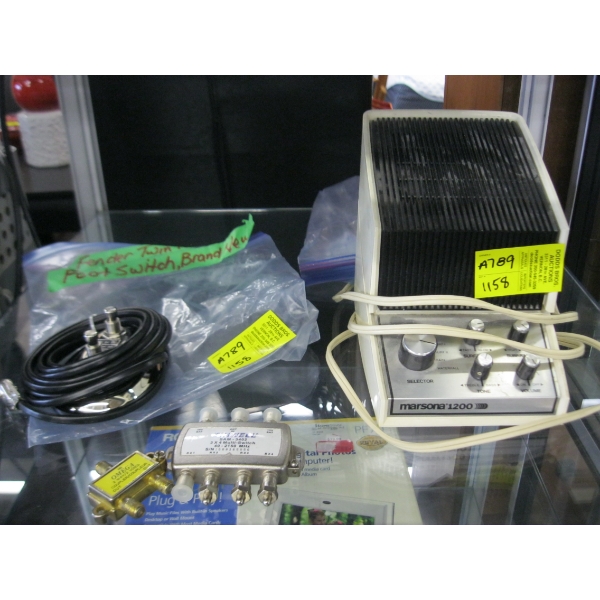 MARSONA 1200 ANALOG SOUND CONDITIONER & FENDER TWIN REVERB FOOT SWITCH (BRAND NEW)