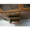 Image 8 : DINING TABLE W/4 CANE BACK CHAIRS & MATCHING CHINA CABINET