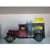 Image 4 : 2 DECORATIVE TRUCKS - 1 WOOD, 1 TIN