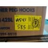 Image 3 : 3 BOXES OF SLATWALL 12" BLACK PEG HOOKS