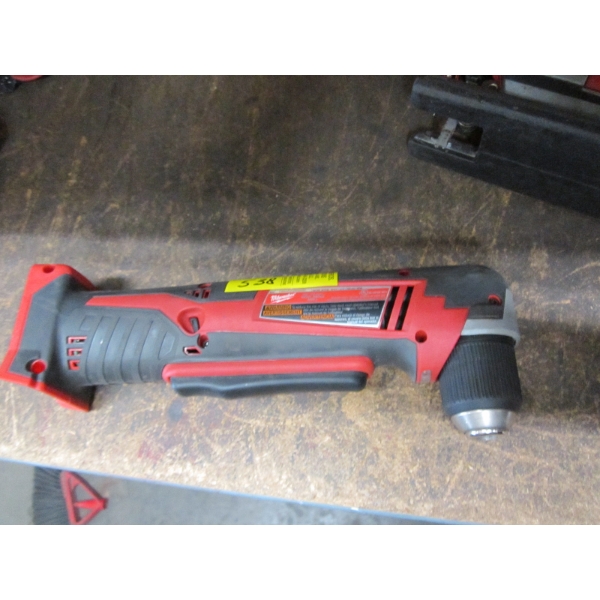 MILWAUKEE 3/8" 10MM RIGHT ANGLE DRILL - NO BATTERY, NO CHARGER