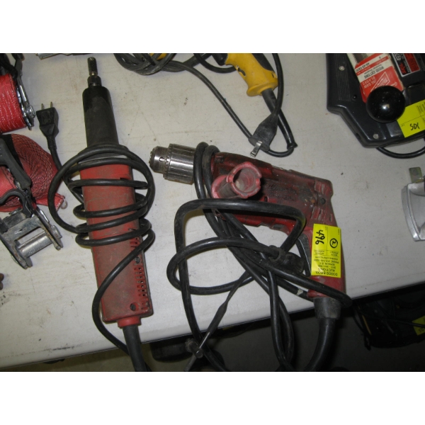 MILWAUKEE 2" DIE GRINDER & A MILWAUKEE ELECTRIC DRILL