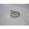 Image 3 : STERLING SILVER (.925) FORK RING, 7.5G, SZ 9 1/2
