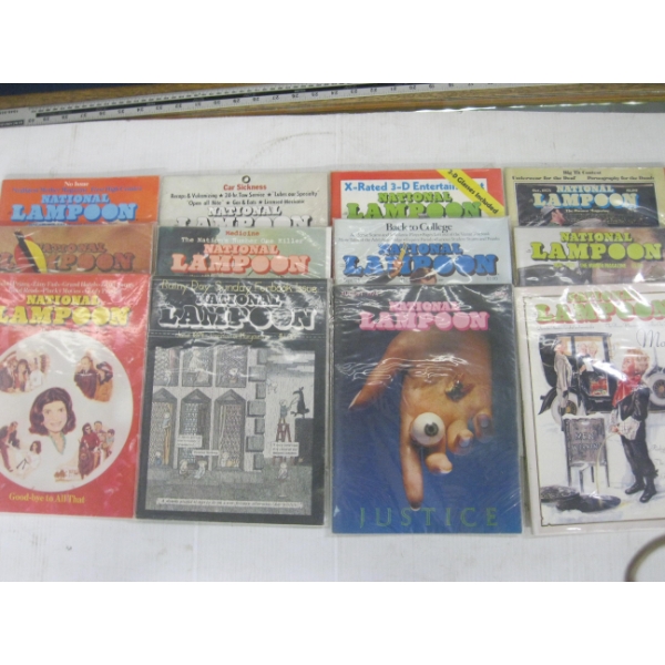 1975 COMPLETE SET NATIONAL LAMPOON MAGAZINES