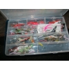 Image 6 : BLUE & TAN TACKLEBOX W/ASST. CONTENTS