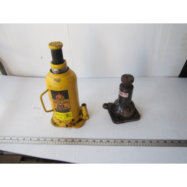 20 TON BOTTLEJACK & A CAR JACK