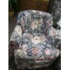 Image 2 : PAIR OF FLORAL CHAIRS ON CASTORS