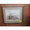 Image 1 : MATCHING FRAMED PRINT OF SAILBOATS