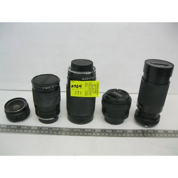 5 CAMERA LENSES