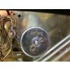 Image 4 : WOOD CASED WIND UP CLOCK - HAS PENDULUM & KEY, SEEMS TO BE RUNNING, NOT SURE ABOUT CHIME