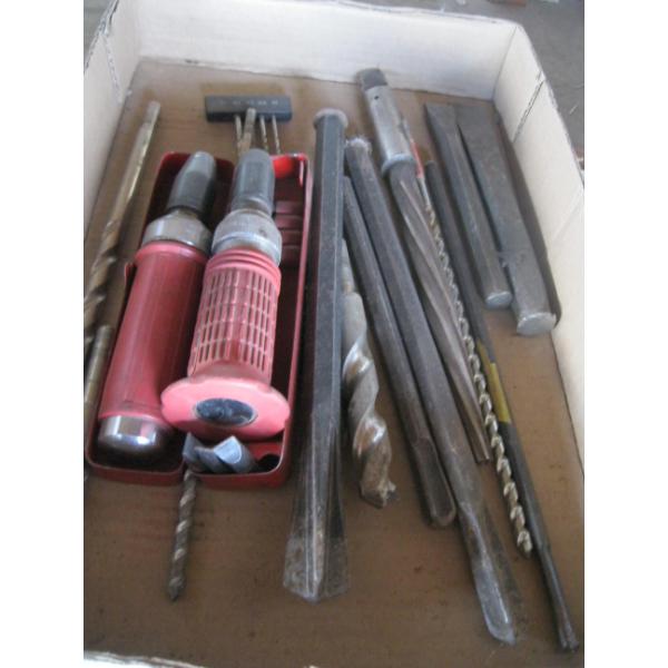 BOX W/ASST. BITS, DRIVERS, ETC.