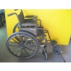 Image 1 : FOLDING BLACK WHEELCHAIR W/CUSHION