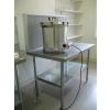 Image 1 : STAINLESS STEEL TABLE W/BACK DRAFT FILTER SYSTEM