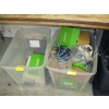Image 1 : 2 BINS OF MISC. ELECTRONIC SWITCHES, SENSOR SWITCHES, ETC.