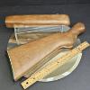Image 1 : WINCHESTER STOCK & FOREGRIP FOR 12Ga SHOTGUN, 1950s-1960s BLACK WALNUT