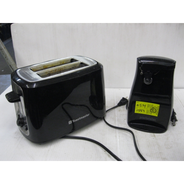 TOASTER & ELECTRIC CAN OPENER
