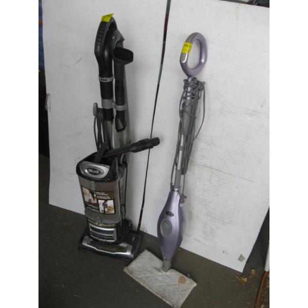 SHARK VACUUM & A SHARK FLOOR MOP