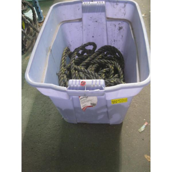 BIN OF ROPE