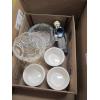 Image 2 : MISC. CRYSTAL, BREAK BASKET, TRAY, DECANTERS, ETC.