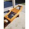 Image 3 : MATCHING COFFEE TABLE & HALL TABLE - MISSIN 1 PC OF GLASS