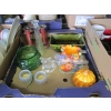 Image 3 : 2 BOXES OF MISC. CUPS, GLASSES, CANDLE HOLDERS, ASST. COLLECTABLES