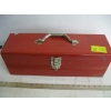 Image 1 : RED TOOLBOX & ASST. CONTENTS - MOSTLY PLUMBING ITEMS