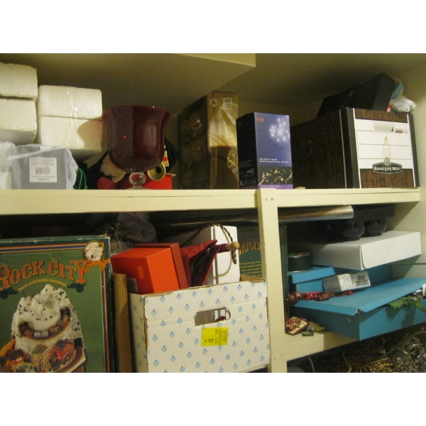 LG. LOT OF MISC. CHRISTMAS DECORATIONS