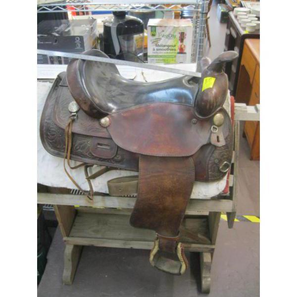 WESTERN RAWHIDE SADDLE - MADE IN WINNIPEG