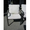 Image 3 : 4 PATIO CHAIRS W/CUSHIONS