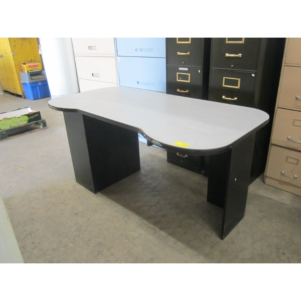 GREY OFFICE DESK
