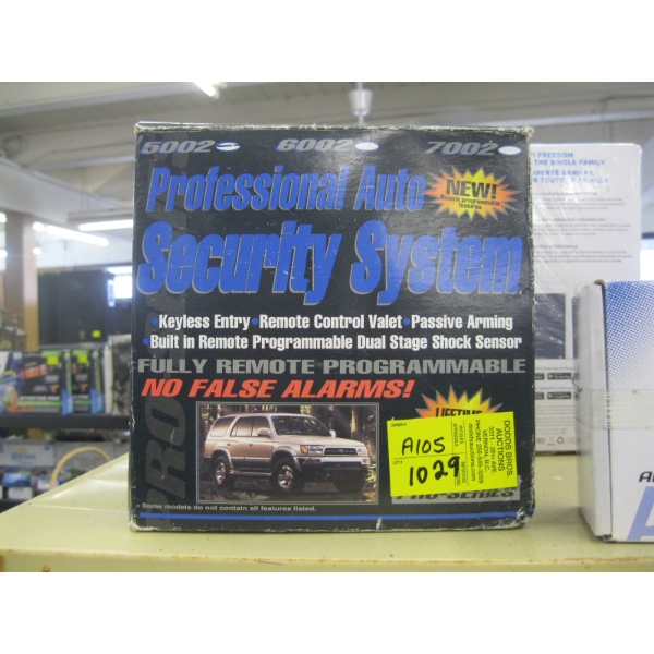 PROFESSIONAL AUTO SECURITY SYSTEM IN BOX
