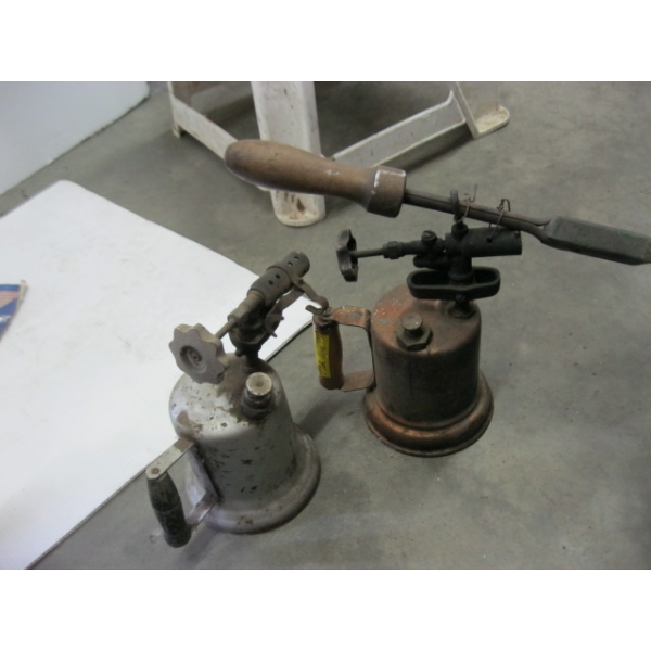 2 PLUMBER'S TORCHES W/1 IRON