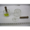 Image 1 : 2 GLASS BUTTER PRESSES