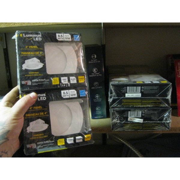 7 - 4" LED RECESSED LIGHTS