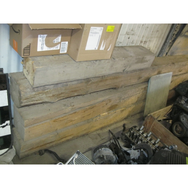 3 LARGE 8X8 TIMBERS