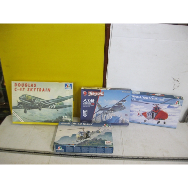 4 AIRPLANE/HELICOPTER MODELS