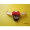 Image 2 : 3 NAVAJO BEADED SCARF SLIDES ON VERTEBRAE