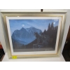 Image 1 : FRAMED NUMBERED PRINT OF THE WOLVES BY ROD TRIBEGER