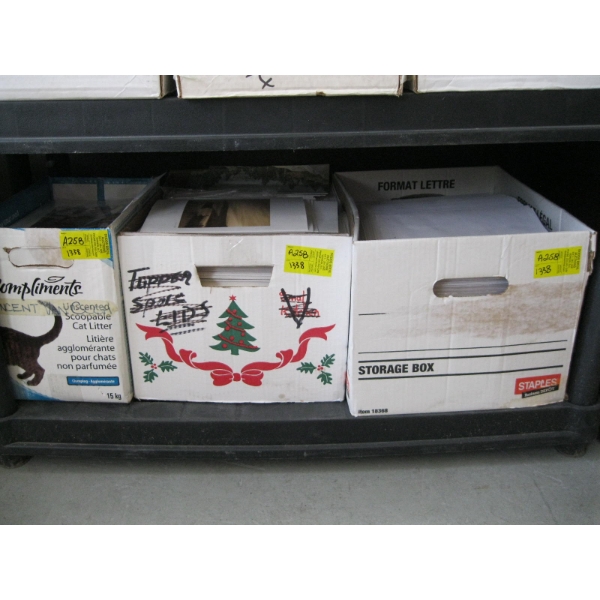3 BOXES OF GREETING CARDS