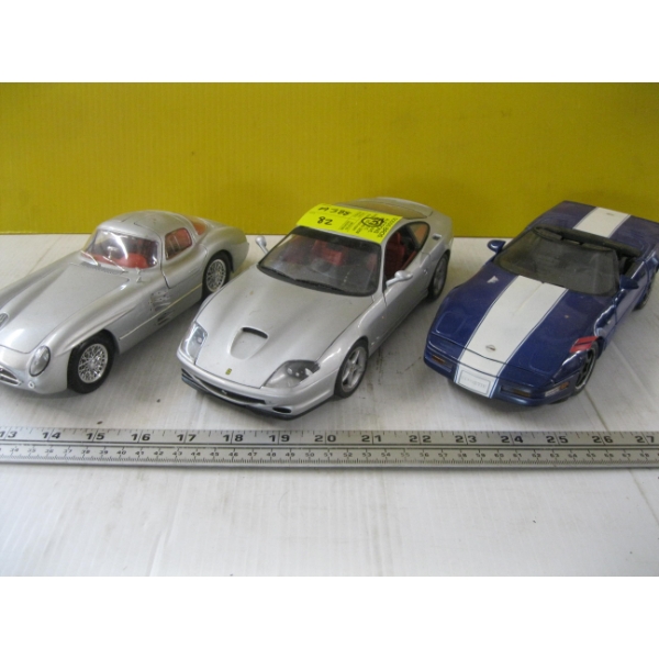 3 DIECAST CARS