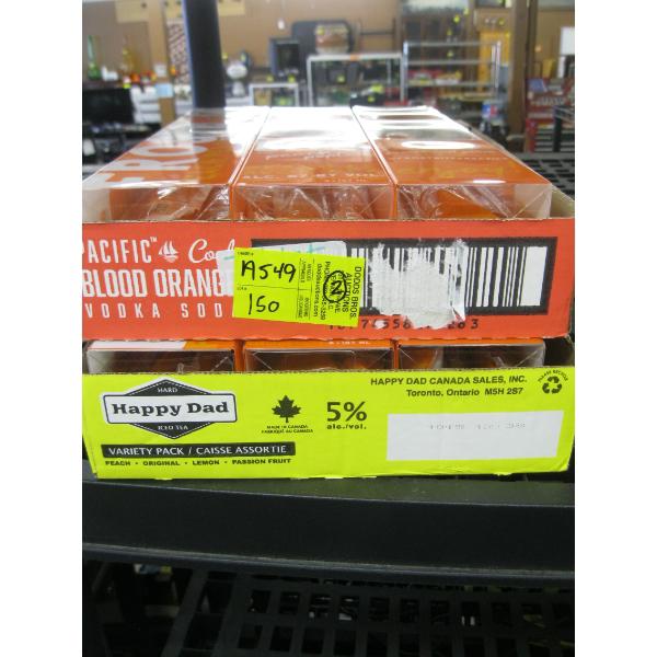6 BOXES OF FROSTBITE PEACH ALCOHOL ICE POPS