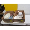 Image 1 : 2 BOXES OF MISC. DISHES, TEAPOTS, ETC.