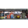 Image 1 : SHELF OF MISC. TINS, BEAN POT, ETC.