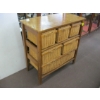 Image 1 : 6 DRAWER WICKER & WOOD STAND