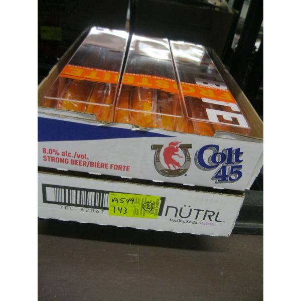 6 BOXES OF FROSTBITE PEACH ALCOHOL ICE POPS