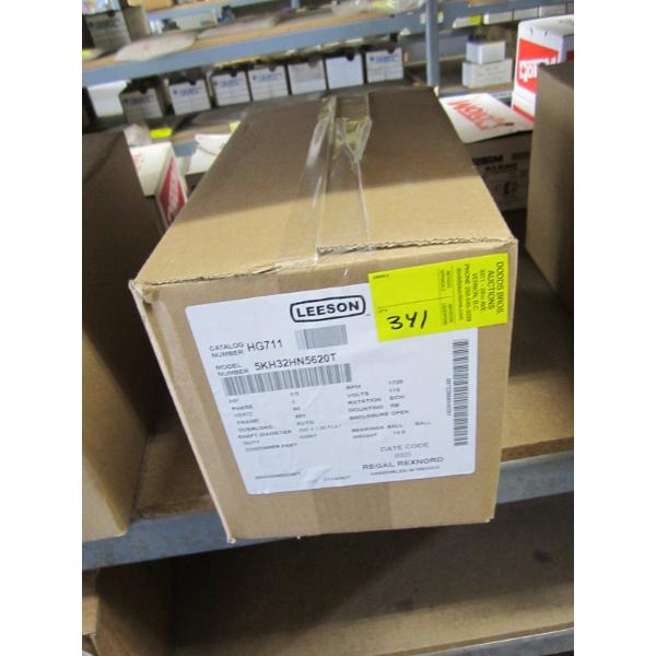 LEESON 1/3HP SINGLE PHASE MOTOR IN BOX
