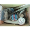 Image 4 : MISC. TROWELS, INNER TUBE, PAINTING SUPPLIES, ETC.