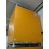 Image 1 : APPROX. 55"X55" METAL LINED PLASTIC SKIRTED FLUID STORAGE TANK W/LOWER DRAIN