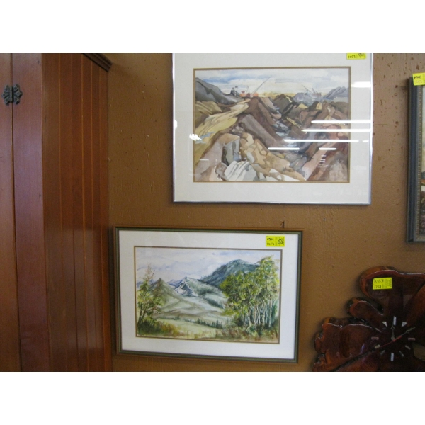 2 ORIGINAL FRAMED PAINTINGS
